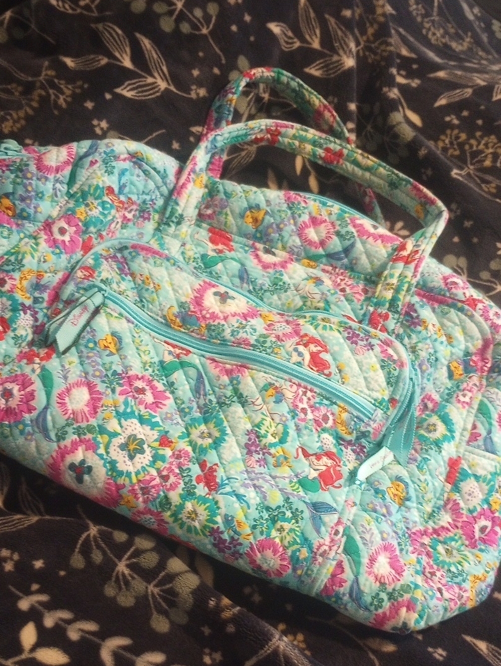 Vera Bradley: Disney Little Mermaid Large Tote Bag, Nwot!